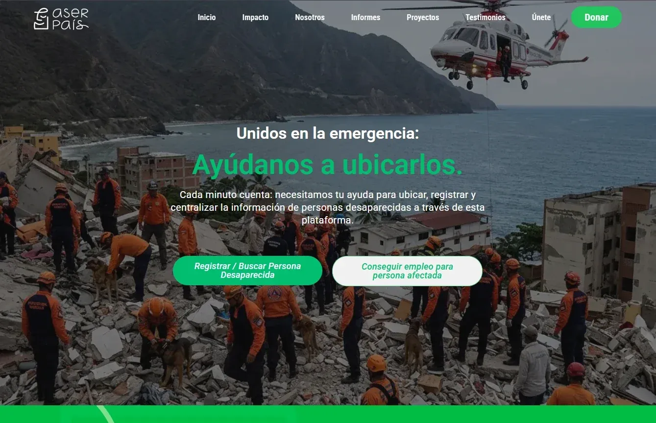 Vista de Aser País